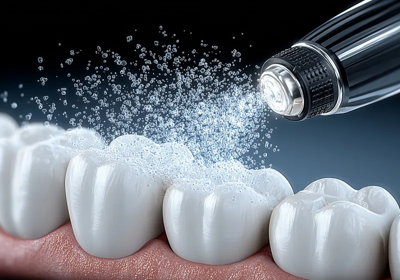 EMS社のパウダークリーニングを使用しています